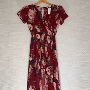 Francesca's mi ami Floral Maxi Romper Medium